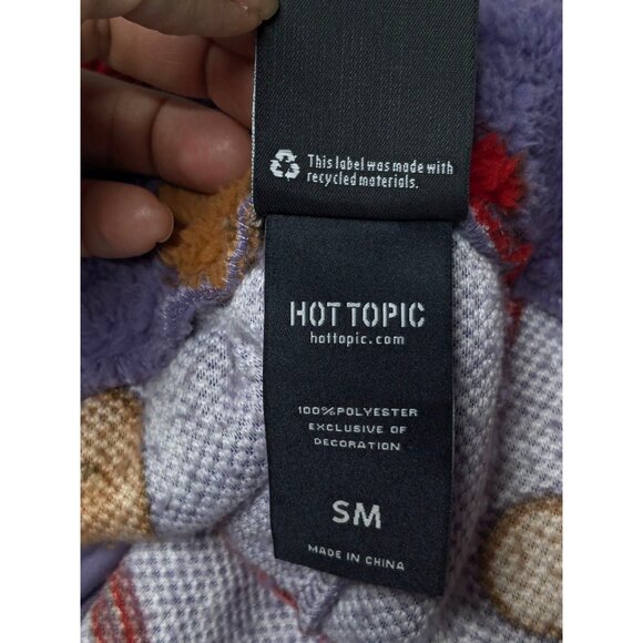 Kikis Delivery Service Jiji Sherpa Lounge Shorts Size S Studio Ghibli Anime Y2K - Picture 7 of 9